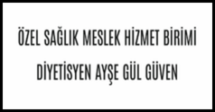 Diyetisyen Ayşe Gül Güven